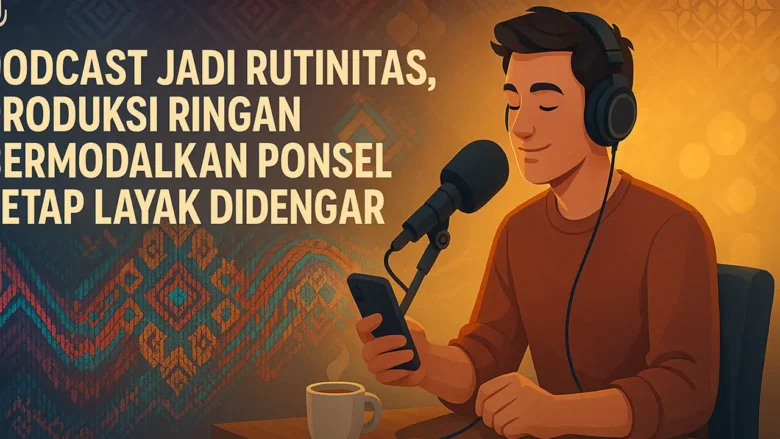 podcast jadi rutinitas