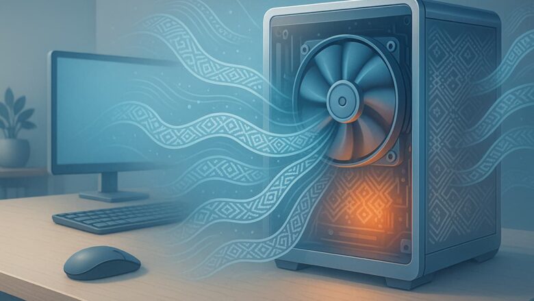 kipas bising atau mesin panas